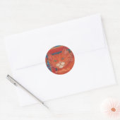 Mat Cats 'Purrfect' sticker rond (Envelop)