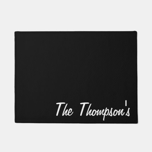 Mat deur - Persoonlijke naam (Voorkant)