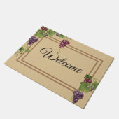 Mat-druiven van deuren deurmat (Schuin)