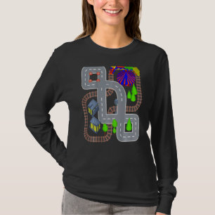Mat Massage back van spoor- en autospelen T-shirt