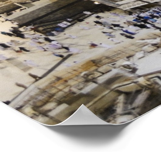 Mat Mecca Islamic Heilige Plaatswaarde Poster (Hoek)