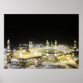 Mat Mecca Islamic Heilige Plaatswaarde Poster (Voorkant)