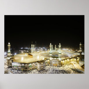 Mat Mecca Islamic Heilige Plaatswaarde Poster