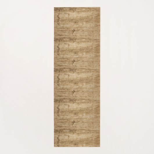 Mat met een houten patroon. (Achterkant)