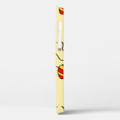 Mat naadloze patroon, vinvoordelig, abstract, dier Case-Mate iPhone case (Achterkant / Links)