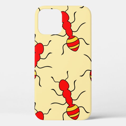 Mat naadloze patroon, vinvoordelig, abstract, dier Case-Mate iPhone case (Achterkant)