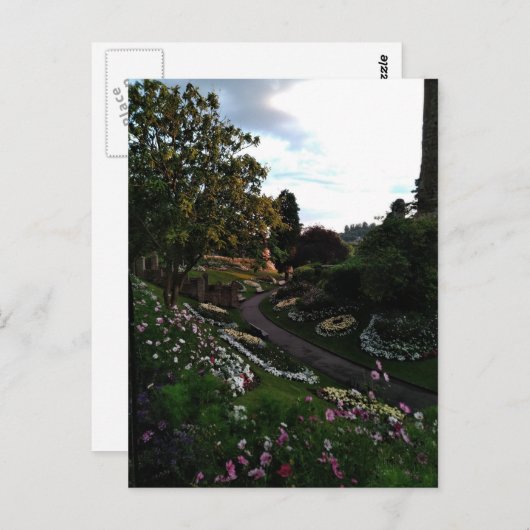 Mat naar tuinen briefkaart (Voorkant / Achterkant)