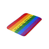 Mat onder regenboogvlag | Kleur badkamertapijt (Gekanteld)