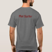 Mat Surfer-T-shirt T-shirt (Achterkant)