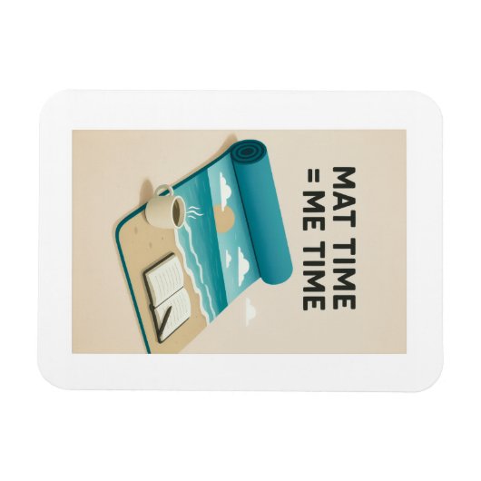 Mat Time=Me Time Magneet (Horizontaal)
