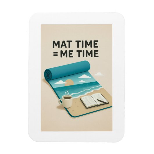 Mat Time=Me Time Magneet (Verticaal)