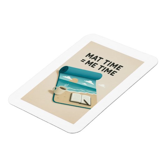 Mat Time=Me Time Magneet (Linkerzijde)