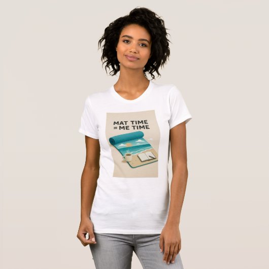 Mat Time=Me Time T-shirt (Voorkant volledig)