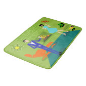 Mat uit de midden van de eeuw Moderne paarse paard (Gekanteld)