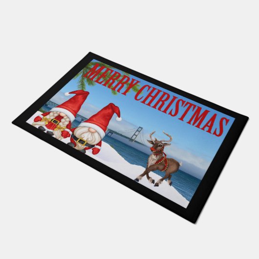 Mat van de makreelbrug voor kerstmis (Schuin)