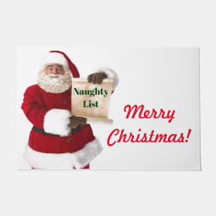 Mat van deur van de Naughty List van de Kerstman