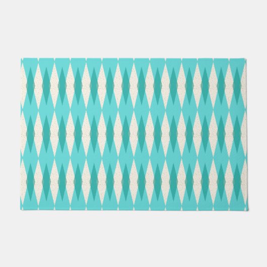 Mat voor moderne, moderne Argyle-deur midden (Voorkant)