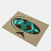 Mat voor moderne Wereldbollen uit de midden van de (Schuin)