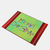 Mat voor prettige kerstdeuren (Schuin)