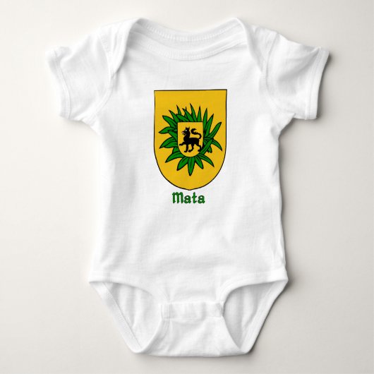 Mata Family Shield Baby Creeper Romper (Voorkant)