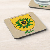 Mata Family Shield Bier Onderzetter (Linkerzijde)