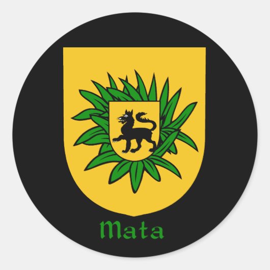 Mata Family Shield Stickers (Voorkant)