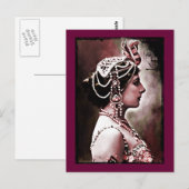 Mata Hari 1910 Briefkaart (Voorkant / Achterkant)