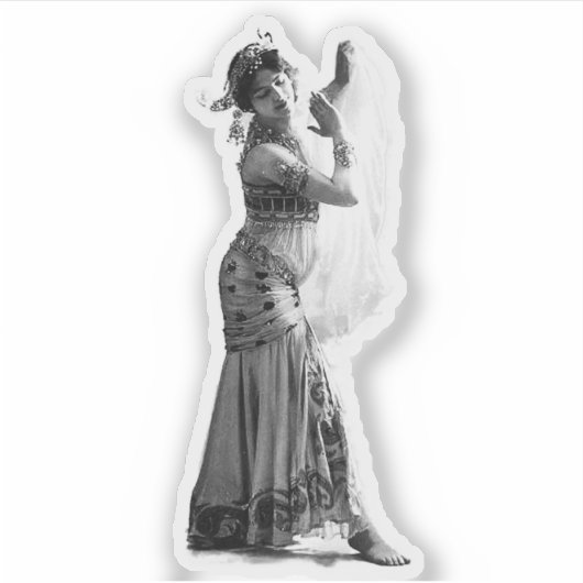 Mata Hari Aufkleber Sticker (Voorkant)