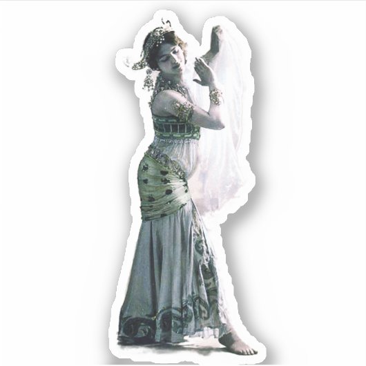 Mata Hari  Aufkleber Sticker (Voorkant)