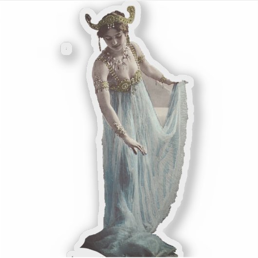 Mata Hari  Aufkleber Sticker (Voorkant)