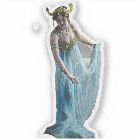 Mata Hari  Aufkleber Sticker (Voorkant)