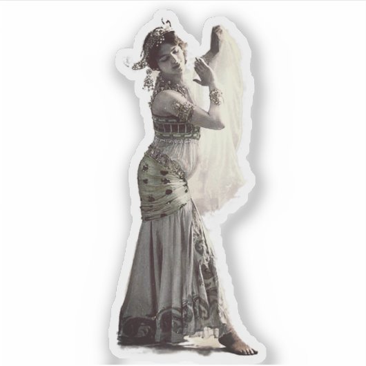 Mata Hari Aufkleber Sticker (Voorkant)
