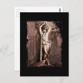 Mata Hari Belly Dancer Costume Briefkaart (Voorkant / Achterkant)