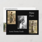 Mata Hari Briefkaart (Voorkant / Achterkant)