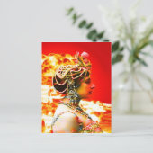 Mata Hari Briefkaart (Staand voorkant)