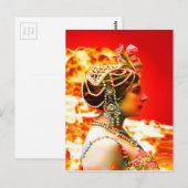 Mata Hari Briefkaart (Voorkant / Achterkant)
