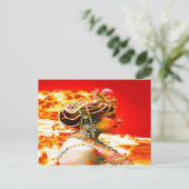 Mata Hari Briefkaart (Staand voorkant)