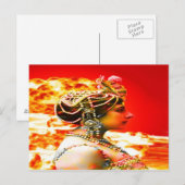 Mata Hari Briefkaart (Voorkant / Achterkant)