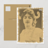 Mata Hari Briefkaart (Voorkant / Achterkant)