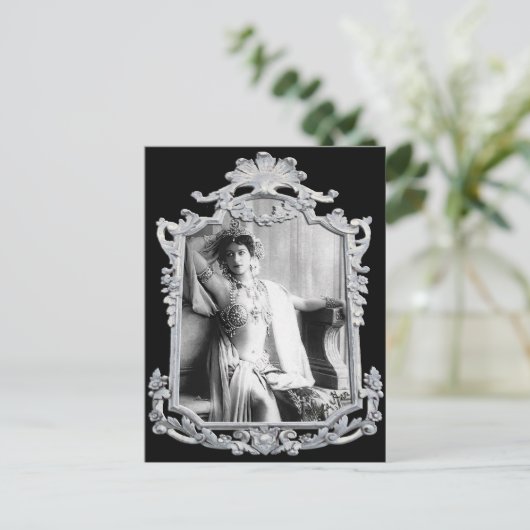 Mata Hari Briefkaart (Staand voorkant)