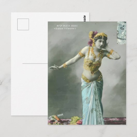  Mata Hari-Briefkaart Briefkaart (Voorkant / Achterkant)