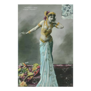 Mata Hari-Briefkaart Perfect Poster