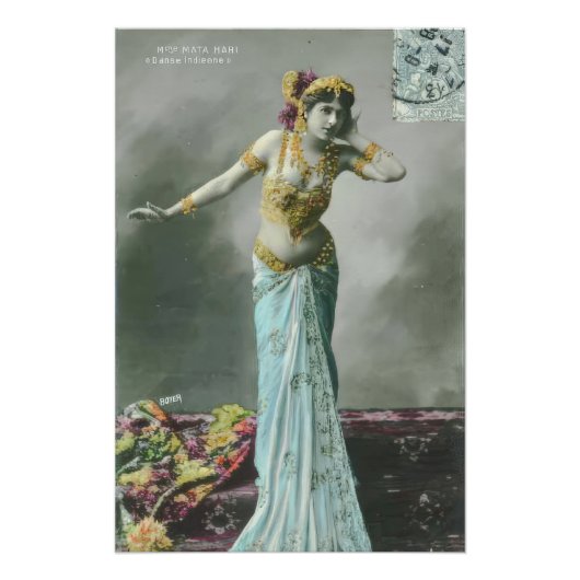 Mata Hari-Briefkaart Perfect Poster (Voorkant)