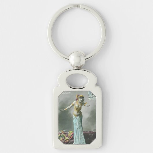 Mata Hari-Briefkaart Sleutelhanger (Voorkant)