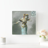  Mata Hari-Briefkaart Vierkante Klok (Huis)
