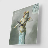  Mata Hari-Briefkaart Vierkante Klok (Hoek)