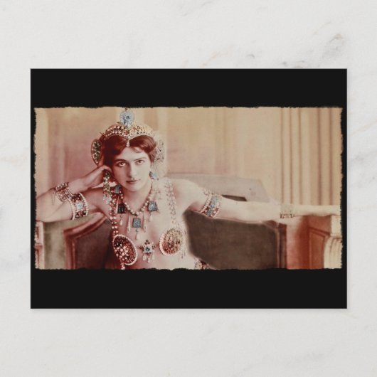 Mata Hari Harem Costume Briefkaart (Voorkant)