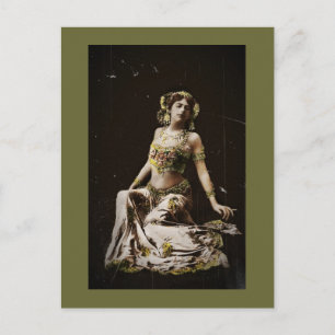 Mata Hari in Harem Costume Briefkaart
