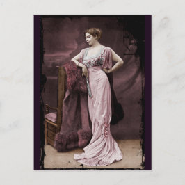 Mata Hari in het theater Briefkaart
