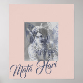 Mata Hari – Margaretha Geertruida – butterfly Poster